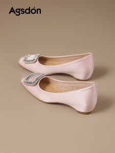 Agsdon | Square Head Mary Jane Style Spring/Summer Casual Shoes