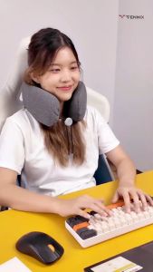 Fennix Ergocushion รุ่น Neck Pillow หมอนรองคอเมมโมรี่โฟม รองรับสรีระได้ดี - ทักแชทรับโค้ด