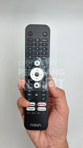 Remote TV Aqua Smart TV HTR-U31 Original / Remot TV Aqua LCD LED H32K66UG Ori
