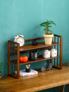 Simple Style Desktop Storage Rack Office Position Living Room Tea Room Cup Holder Flower Stand Snack Storage Book Shelf