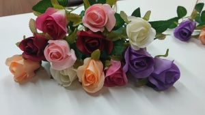 [FlowerWorld]Artificial Bunga Mawar 1 tangkai Bunga Artficial Rose Bunga Palsu Plastik Buatan Imitasi Hias Dekor Buket Bouquet Rumah Pesta/Bunga Hias Plastik/Bunga Hias Plastik Murah Dan Import/Bunga Hias Per Tangkai