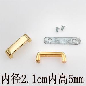 Móc Xích Cầu Măng Sét Thủ Công Bằng Thép Không Gỉ Khóa Cố Định Bằng Ốc Vít Khóa Nối Chi Tiết Trang Trí Nửa Hình Tròn Vuông Dây Đeo Vai