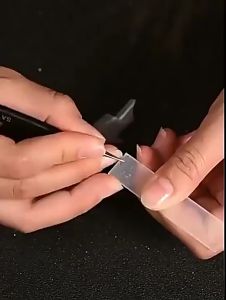 Double Tape Fake Nails Display Nail Art Adhesive Lem Double Tip Lem Kuku Palsu