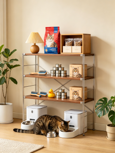 AMU·PIGGY | Multi-Purpose Cat Shelving Unit