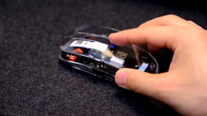 Chuột Không Dây bluetooth 5.1 WiWU Crystal WM105 - Sạc USB C Chuột không dây cho MacBook/Laptop iPhone iPad Nhẹ Kết Nối 2.4G Không Độ Trễ silend mode (im lặng) thiết kế trong suốt lợ cơ