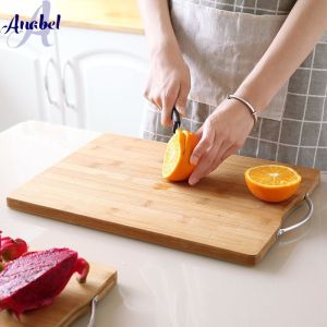 Uk.BESAR Papan Talenan Kayu Bambu Bamboo Cutting Board