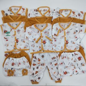 Baju bayi New born 18 pcs seri merah/paket hemat baju bayi baru lahir terbaru/baju bayi dan celana bayi set gift