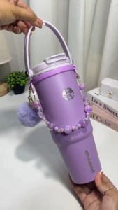 Peliflask Water Bottle Cup Accessories Set for Cup 12oz/18oz/22oz/25oz/32oz Tumbler Keychain Charms