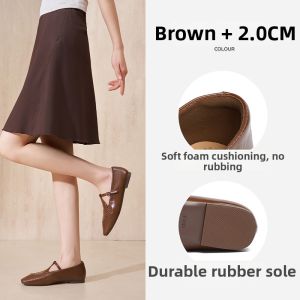 Josiny | Retro Summer Low-cut Flats Match Dresses