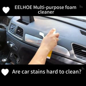 【Send towel】EELHOE®bubble cleaner spray 100MLbubble cleaner foam cleaner spray for car all purpose bubble cleaner car detailing car interior degreaser Foam Cleaner Spray Multifunctional Foam Cleaner Multi Purpose Foam Cleaner car interior cleaner