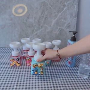 Flower Bubble Pressing Bottle Hand Wash