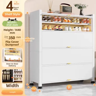 DIBIOU | Large Capacity Space-Saving Shoe Cabinet