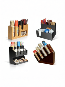 MOLORE | Black Acrylic Paper Cup Holder