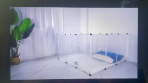 "Local Stock" 45X35cm Pet House Puppy Plastic Yard Fence Cat Rabbit Playpen Guinea pig Pet Playpen