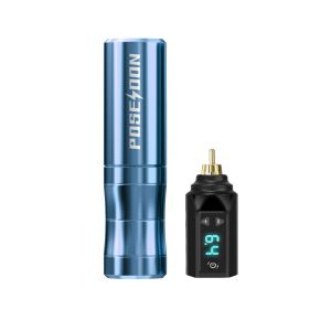 Poseidon | Tattoo Kit POSEIDON V5 High Quality Tattoo Pen Kit For Permanent Makeup Tattoo Machine Wireless Tattoo Power Supply Tattoo Kit