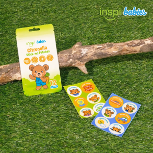 Inspi Babies Citronella Stick-On Patches Collection - Mosquito Repellent Patches (formerly known as Buzz Shield) - free shipping essentials bundle christmas gift