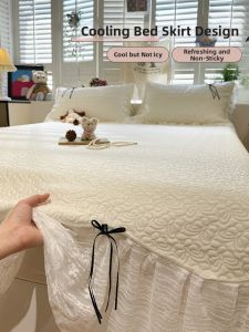 Suxuan | Princess Style Lace Edging Cooling Soft Summer Bed Sheets Set