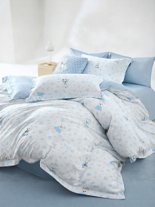 Mercury | Bộ Đồ Chăn Drap Gối Cotton Sợi Dài Siêu Mịn 60S