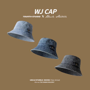【WJ】Fishermans Hat Water Washed Old Harajuku Wind Sunshade Basin Hat Summer Sunscreen Hat for Men and Women