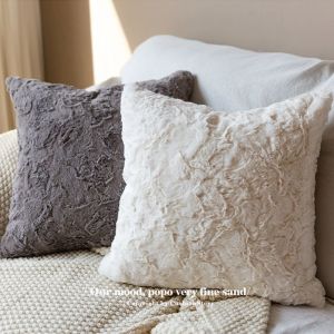 Đệm Ghế Sofa Bằng Vải Nhung Sô Cô La Phong Cách Ngọt Ngào Có Thể Tháo Rời Thiết Kế Hình Chữ Nhật Dùng Trong Phòng Khách Có Đệm Bên Trong