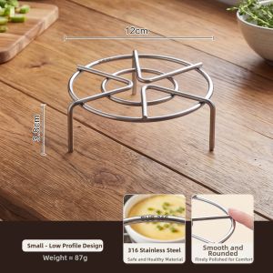 SHELI | Food-grade 316 Stainless Steel Multi-purpose Steamer
