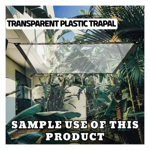 (8ft x 8ft) TRANSPARENT PLASTIC TRAPAL LONA TOLDA TARPAULNE LOWEST PRICE