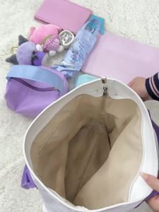 100% Authentic Sanrio Hello Kitty Shoulder Bag Handbag Book Bag Tote Bag Canvas Bag Kuromi Lightweight Birthday Gift Cinnamoroll Pompompurin Hangyodon A002SN