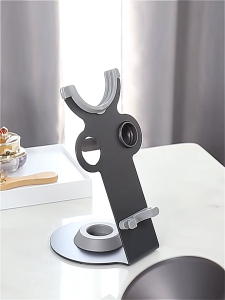 SG Stock Hair Dryer Stand Steel HolderRack Storage Organizer HairDryerStorage Rack Black