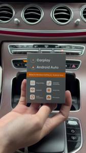 2026 Upgraded 2-in-1 Wireless CarPlay & Android Auto Adapter Plug & Play Compatible with iPhone & Android Smartphones