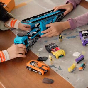 LEGO City 60408 Car Transporter Truck with Sports Cars (998 Pieces)