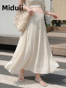 MIDULI | Maternity Summer Lightweight Mid-length Skirt