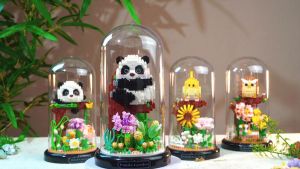 YKO Garden Panda Bird Gift Building Brick Block Gift Present Decoration Toy P1278 / P1279 / P1280 / P1281