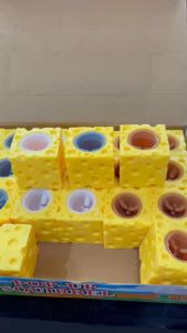 GGS MN22 Mainan Pop It Squishy Karet Silikon / Mainan Tikus Keju Lucu Remasan / Mainan Penghilang Stres