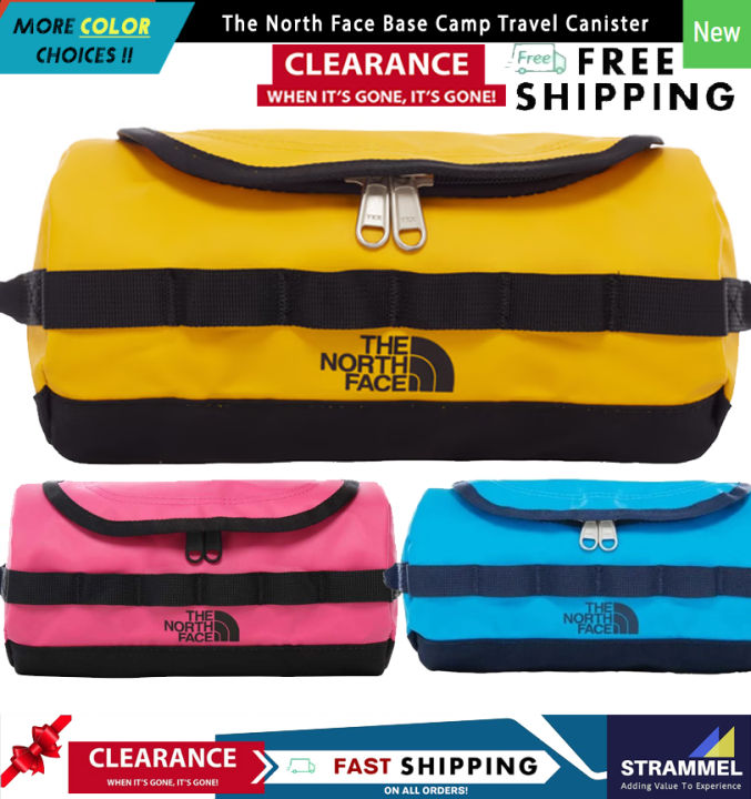 WATERPROOF The North Face Base Camp Travel Canister Wash Toiletry Bag (Large) Cosmetic Travel