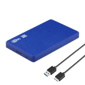 KEBIDUMEI 2.5" SATA to USB3.0 HDD Enclosure Mobile Hard Drive Cases for SSD External Storage HDD Box With USB3.0 Cable ABS