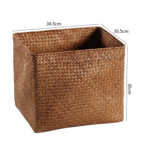 ที่รองถ้วยจิ๋วสไตล์ชนบท ที่ใส่กระดาษทิชซูมีซับใน ถังขยะ กล่องเก็บของ กล่องใส่ดอกไม้ ที่วางพู่ กล่องเก็บของสำหรับบ้าน