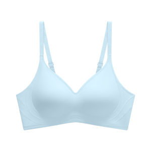 GEXINGJIEMEI | เสื้อชั้นในไร้ตะเข็บแบบบางสำหรับผู้หญิง ทรงสามมิติ ไร้โครง ป้องกันการหย่อนคล้อย ป้องกันหน้าอกข้างเดียว สายเดี่ยว ชุดชั้นในแบบเกาะอก