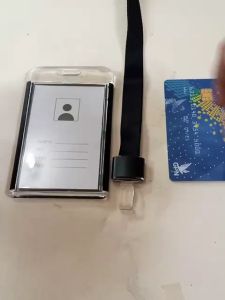 Name Tag Akrilik Warna dan Tali lebar 1.5 cm