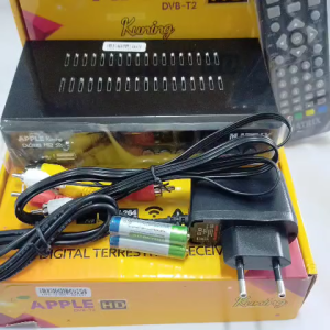 SET TOP BOX MATRIX APPLE KUNING TERBARU BONUS KABEL HDMI - BISA COD