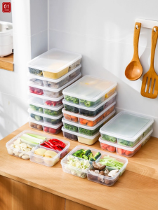 Frozen Meat Storage Organizer Food Grade Transparent Sealable Box