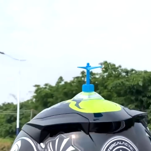 Baling 2 Bambu Kipas 3 Suction Cup Aksesoris Tempel Helm Sepeda Motor