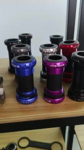 EVOSID BB68 BB91 BSA 24mm Bottom Brackets Center Shaft MTB Road Bike BB Aluminum CNC for Shimano 68 73mm Crankset