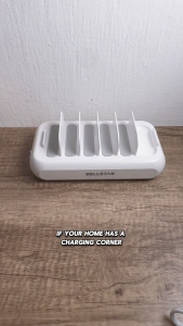 BELLSTAR 75W 6-Port USB Fast Charging Station Desktop PD Power Adapter with Multi-Ports