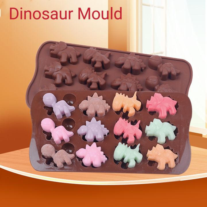 Silicone Jelly Mould - Dinosaur / Fortune Fish / Kitten / Paw / Yuen ...