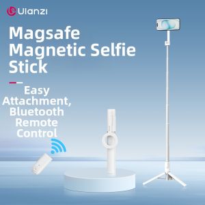 Ulanzi | Bluetooth Remote Control Magsafe Magnetic Selfie Stick Tripod for iPhone