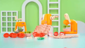 Color Playdough Sets Ice Cream Sushi With Noodle Maker Toy For Kids Pretend Play Kitchen Creations Food Toys