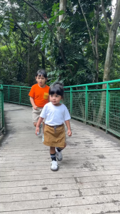 Carvakids Celana Rok Anak Perempuan  Skort Basic Dusky Crinkle Twotone 1-12 Tahun