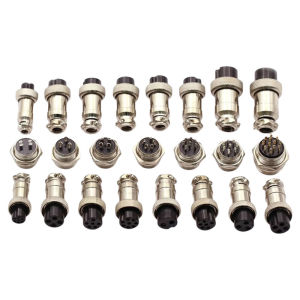 Giao Diện Cáp GX12 16 20-2/3/4/5/6/8/10/12 Chân Đầu Nối Ổ Cắm Đầu Nối Điện Tử Phụ Kiện Cáp