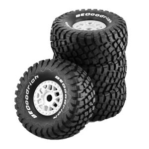 RS | 4pcs 1/8 1/7 RC Short Course Truck All Terrain Tires Wheels OD138mm for HSP TRAXXAS UDR DF7 FS Atom ARRMA Mojave YK4072 DF7