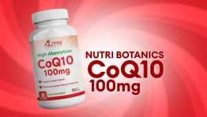 [Ship from Singapore] Nutri Botanics CoQ10 Heart Health Support with Co-Enzyme Q10 100mg - Heart Muscle Function Natural Heart Supplement